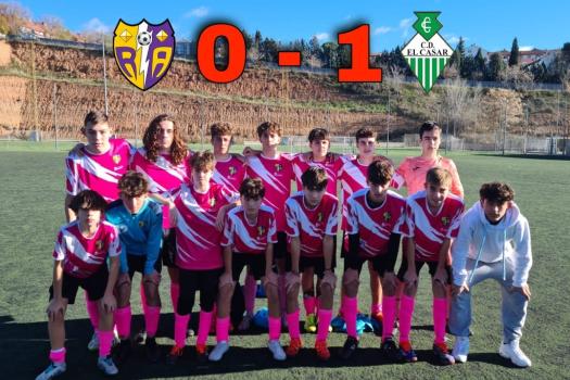 Rayo cadete 2010 Jes�s 0 - 1 El Casar. Se acaba pagando.....