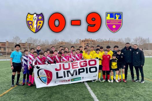 RAYO ARRIACENSE 2011 interescuelas 0 - 9 SALESIANOS. Partido de tr�mite contra un rival muy superior en todas las facetas del juego.