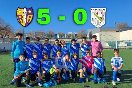 Rayo infantil 2012 IBRA 5 vs 0 Sporting Cabanillas. Un sobresaliente para cerrar el a�o.