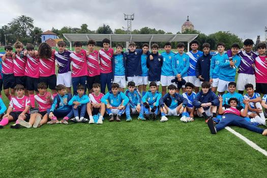 Partido amistoso entre los Cadetes del Rayo 2008 y 2009.