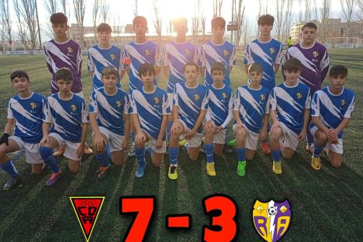 Azuqueca Cazorla 7 - 3 Rayo arriacense Cadete 