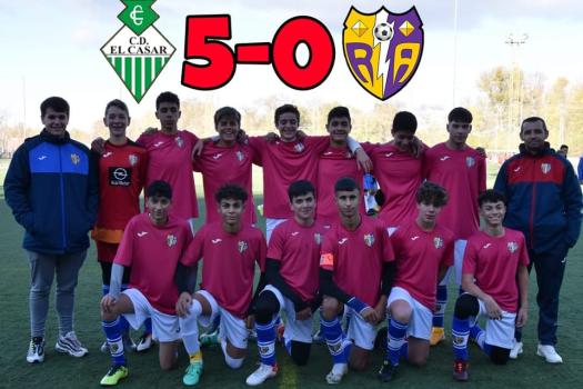 El Casar 5- 0 Rayo cadete. M�s de lo mismo,en el Casar.