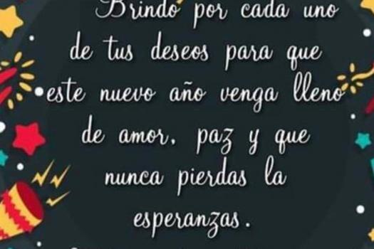 Felicitacion a�o nuevo.