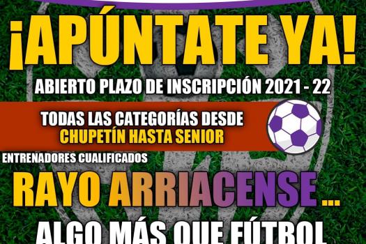 Nota informativa Rayo Arriacense: