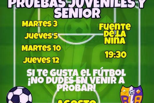 Pruebas de senior y juveniles.