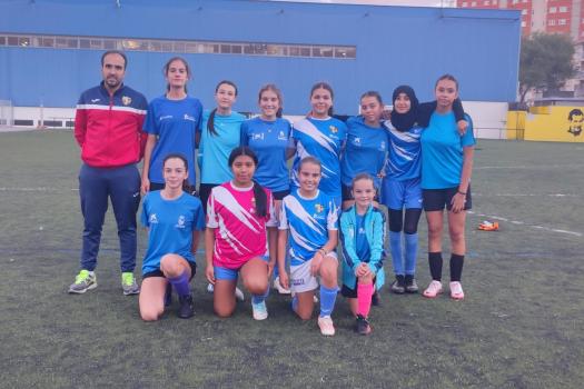 Salesianos - Rayo Infantil Femenino. ( partido amistoso).