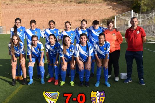 Atl�tico Guadalajara 7-0 Rayo Arriacense Femenino. Primer partido oficial del club en categor�a femenina.