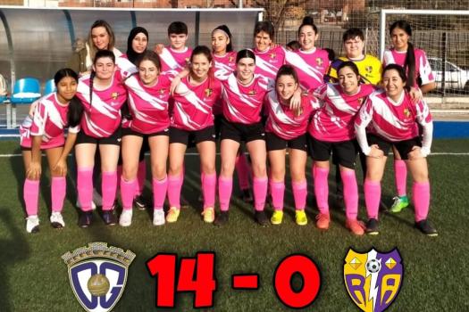 C.D. Guadalajara 14 - 0 Rayo femenino. Demasiadas concesiones.