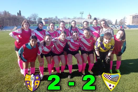 Rayo femenino 2- 2 Atl�tico Guadalajara. Se nos escaparon los tres puntos en los �ltimos minutos.