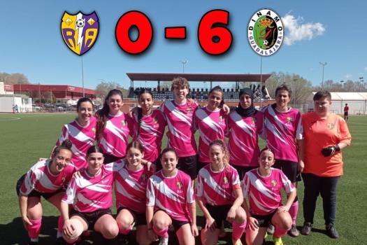 Rayo femenino 0 - 6 Dinamo B. Unas desafortunadas decisiones, nos sacaron del partido.