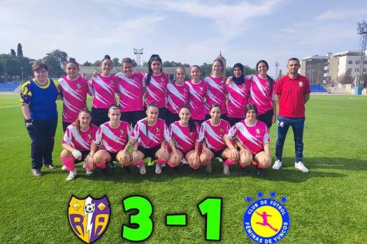 Rayo femenino 3 - 1 Yuncos. Primera victoria.