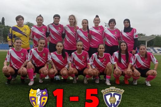 Rayo femenino 1- 5 Guadalajara B. El primer gol, condicion� mucho el partido.