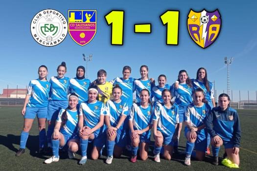 Salesianos Marchamalo 1-1 Rayo femenino regional. Perdonamos mucho.
