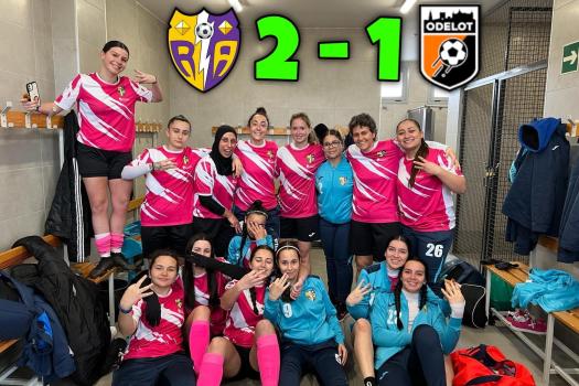 Rayo femenino regional 2 - 1 Odelum Totelum. Lo mejor del partido el resultado.