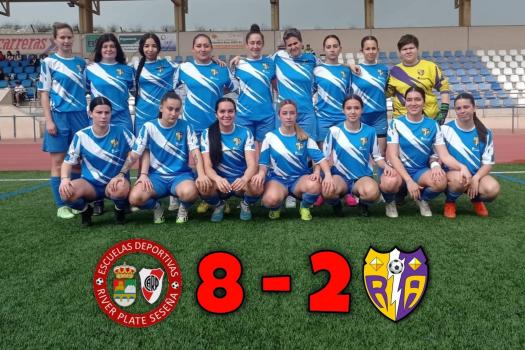 Sese�a femenino 8 - 2 Rayo femenino senior. Primera parte buen�sima.