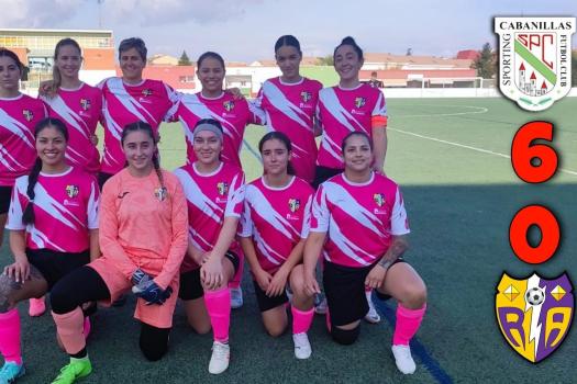 Cabanillas 6- 0 Rayo femenino senior regional. Aguantamos al rival, hasta donde pudimos.