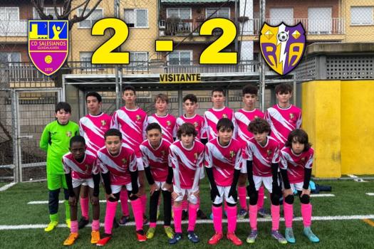 Salesianos 2 – 2 Rayo infantil Ibra 2012 