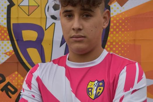 Jugador del partido, Rayo juvenil, pinturas Alfredo Gutierrez....
