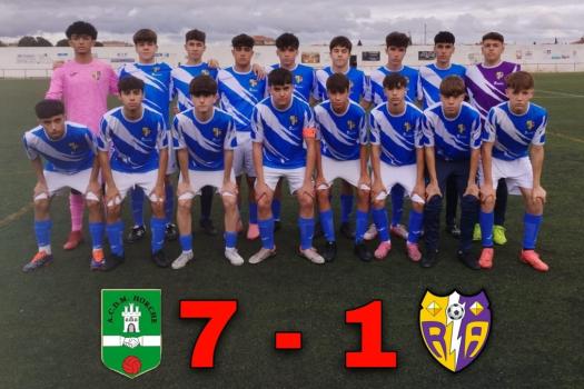 CD Horche  7 - 1  Rayo Arriacense Juvenil. Esta vez con 10 jugadores no pudimos dar la cara y no supimos estar a la altura ante un ambiente tan hostil.