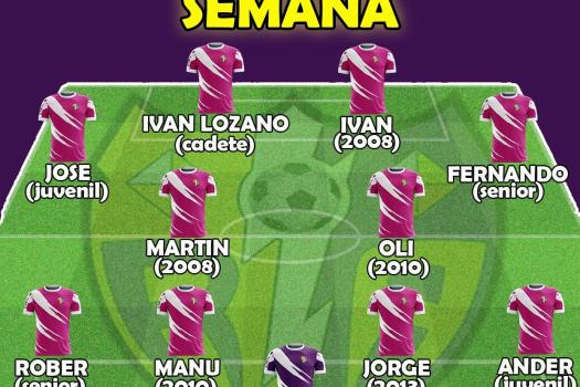 Equipo de la semana Rayo Arriacense (Pinturas Alfredo Gutierrez).