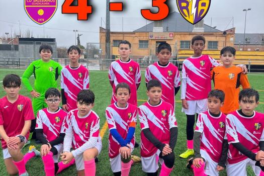 Salesianos 4-3 Rayo 2014 Moha “Motor 2000”.  Hoy no fue nuestro d�a. 