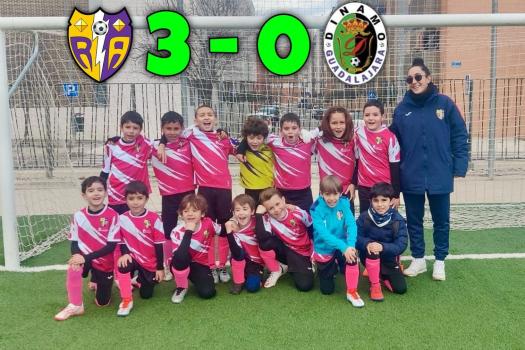 Rayo Arriacense 2015 “Marfil” 3-0 Dinamo Guadalajara.  Nuestro mejor partido.