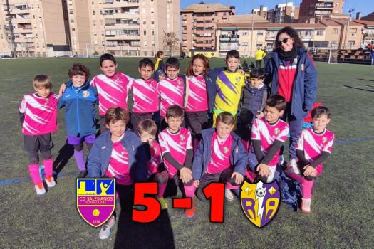 Salesianos 5-1 Rayo Arriacense “Marfil”  Partido desastroso. 