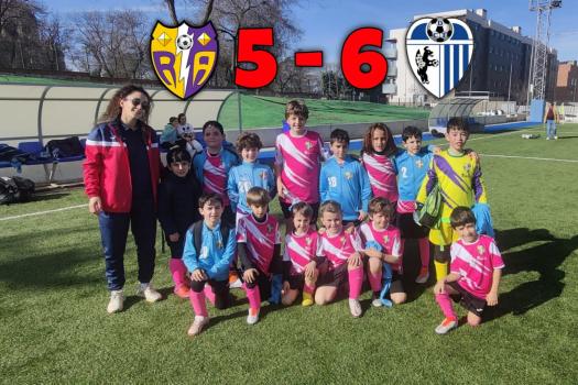 Rayo Arriacense 2015 “Marfil” 5-6 Torrejon del Rey. Partido competido.
