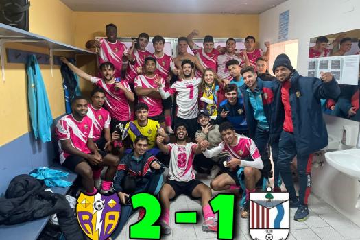 Rayo Arriacense Senior  2 - 1  CD Mandayona. Supimos mantener la calma y no precipitarnos para remontar el partido.