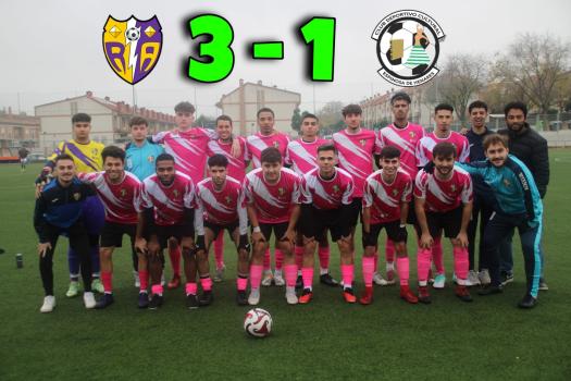 Rayo Arriacense Senior  3 - 1  CD Espinosa. Pisamos el acelerador al comenzar la segunda parte para no complicarnos en los instantes finales.