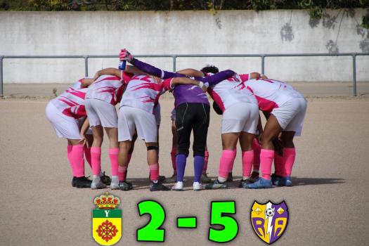 CD Yebra  2 - 5  Rayo Arriacense Senior. Cumplimos con el compromiso, pero encajando goles.