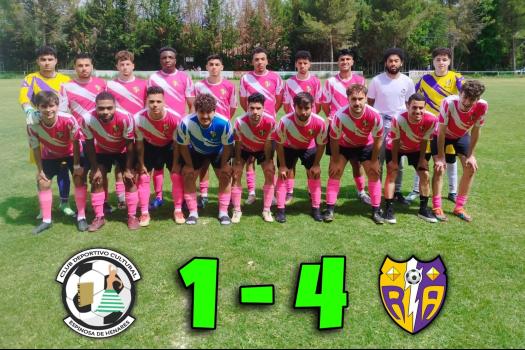 CD Cultural Espinosa  1 - 4  Rayo Arriacense Senior. Nos complicamos al comienzo de la segunda parte, pero sentenciamos sin esperar al final.