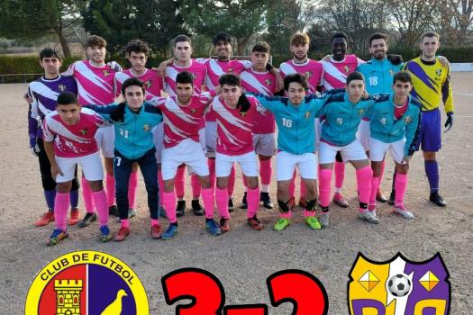 C.F. T�rtola 3 - 2 Rayo Arriacense. Gan� el equipo que m�s goles anot� a bal�n parado.