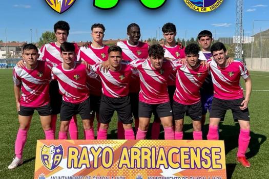 Rayo Arriacense Senior 3 - 0 CF T�rtola. Partido muy completo en todas las fases del juego.