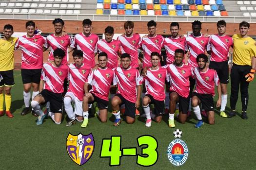 Rayo Arriacense 4-3 Trillo. Partido horroroso, a pesar de conseguir los 3 puntos.