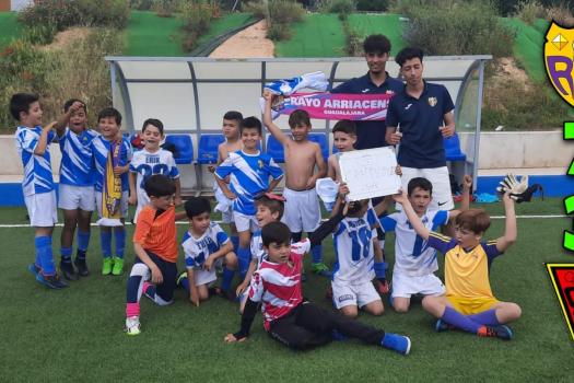 Rayo Arriacense 7- 3 Azuqueca ' C '. CAMPEONES DE GRUPO.