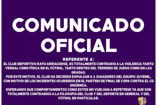 COMUNICADO OFICIAL.