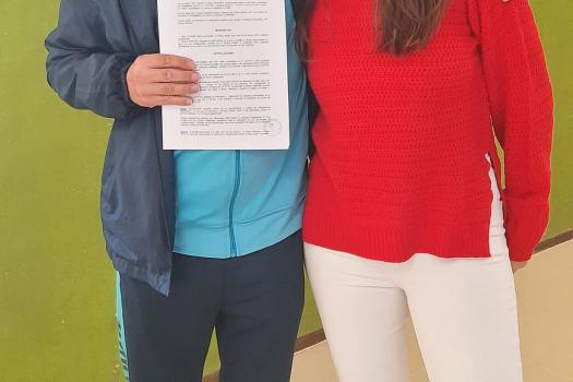 Acuerdo CEIP Las Lomas y C.D. Rayo Arriacense.