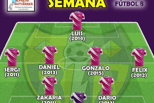 Equipo de la semana F-8, Rayo Arriacense ( Pinturas Alfredo Gutierrez).