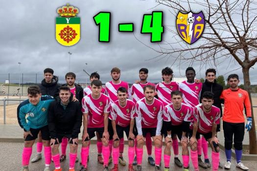 CD Yebra 1 - 4 Rayo Arriacense Senior. Remontamos en la segunda parte con un campo impracticable.